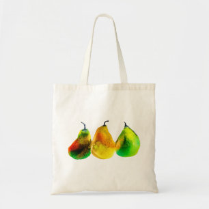 Bolso De Tela Pintura de oreja linda fruta de color de agua tost