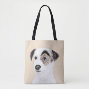 Bolso De Tela Pintura de Parson Jack Russell Terrier - Arte de P