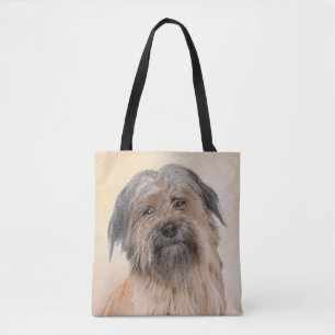 Bolso De Tela Pintura de pastor pirenaico - Arte de perro origin