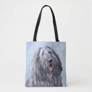 Bolso De Tela Pintura de perro pastor de Bergamasco - Perro orig