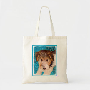 Bolso De Tela Pintura de pipa de Fox Terrier - Arte Perro Origin