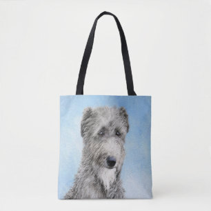 Bolso De Tela Pintura de Scottish Deerhound - Arte Original Lind