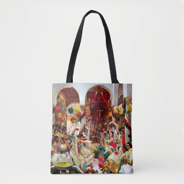 Bolso De Tela Pintura de Sorolla - Sevilla, danza (Anverso)