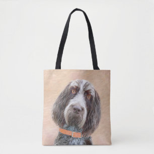 Bolso De Tela Pintura de Spinone Italiano - Arte de Perro Origin