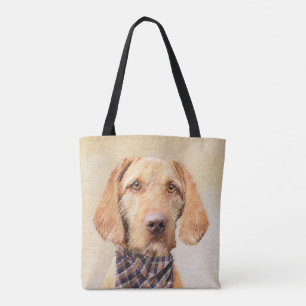 Bolso De Tela Pintura de Vizsla con cabello alambrado - Arte Per