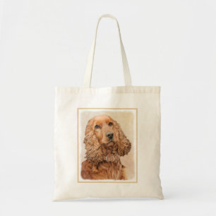 Bolso De Tela Pintura española de Cocker - Arte original del per