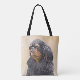 Bolso De Tela Pintura Española de Juguete Inglés - Arte Perro 