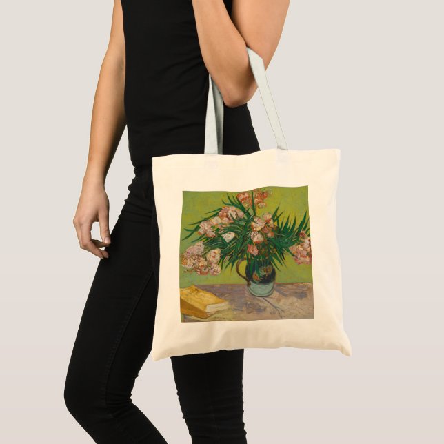Bolso De Tela Pintura floral de Vincent Van Gogh Oleander (Anverso (producto))