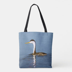 Bolso De Tela Pintura gris de Clark - Arte de pájaro original