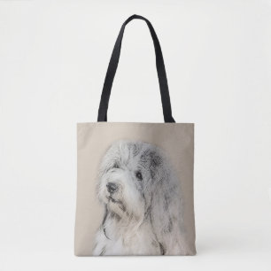Bolso De Tela Pintura Havanesa (Dorada Sable) - Arte Perro Origi