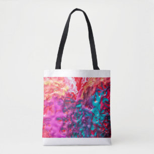 Bolso De Tela Pintura húmeda colorida paleta de arte abstracto m