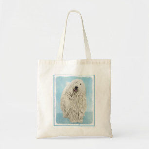 Bolso De Tela Pintura Komondor - Arte Perro Original Cuto