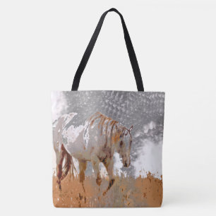 Bolso De Tela Pintura loca - Caballo
