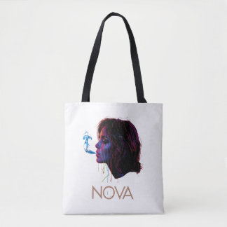 Bolso De Tela Pintura Nova Glow Silencio