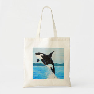 Bolso De Tela Pintura Orca