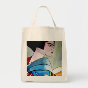 Bolso De Tela Pintura original de color Geisha