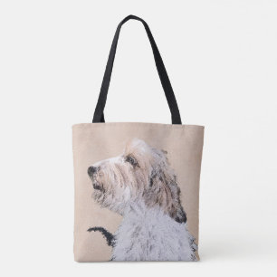 Bolso De Tela Pintura Petit Basset Griffon Vendéen - Arte de per