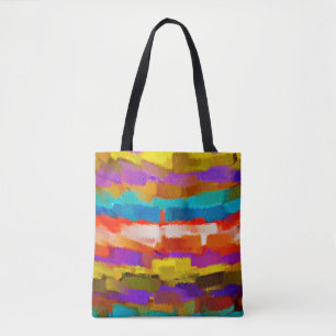 Bolso De Tela Pintura Resumen del artículo #6