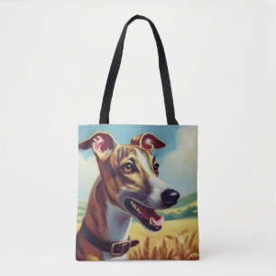 Bolso De Tela Pintura retro de lechón