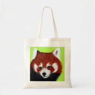 Bolso De Tela Pintura roja panda