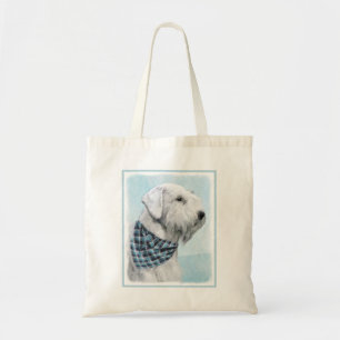 Bolso De Tela Pintura Sealyham Terrier - Arte Perro Original.