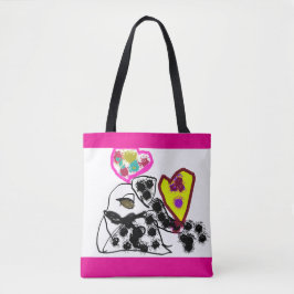 Bolso De Tela Pintura valentina dálmata