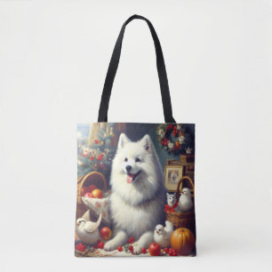 Bolso De Tela Pintura vintage del esquimal estadounidense
