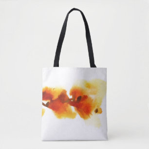 Bolso De Tela Pinturas florales abstractas 2 de la acuarela