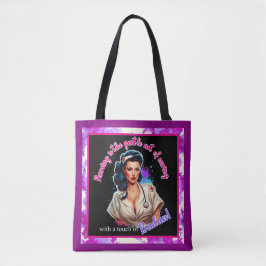 Bolso De Tela Pinup_ Nurse Badass