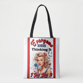 Bolso De Tela Pinup_ retro americano acabo de decirlo