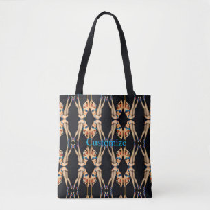 Bolso De Tela Pinups de cosecha acrobática Thunder_Cove