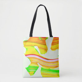 Bolso De Tela Pinza arco iris