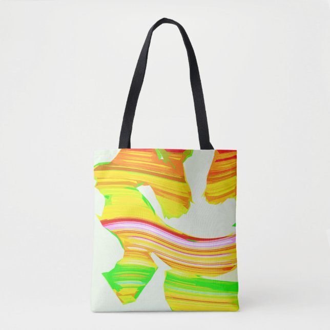 Bolso De Tela Pinza arco iris (Anverso)