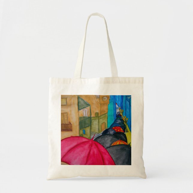 Bolso De Tela Piove Cianciana (Frente)