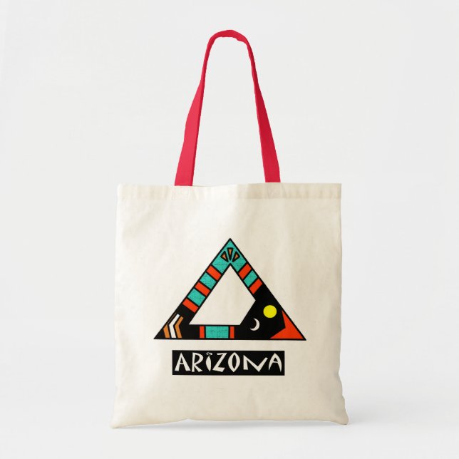 Bolso De Tela Pirámide de Arizona (Frente)