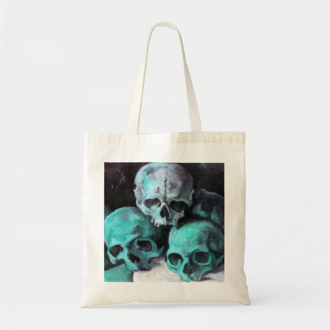 Bolso De Tela Pirámide de las calaveras después de Cezanne (Frente)