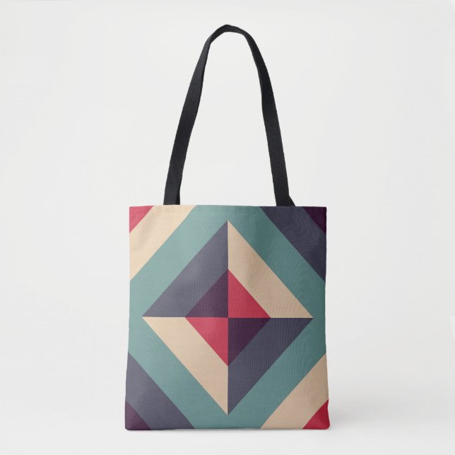 Bolso De Tela Pirámide eléctrica (Anverso)