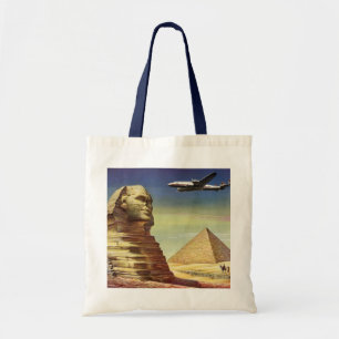 Bolso De Tela Pirámides antiguas, la Gran Esfinge de Giza, Egipt