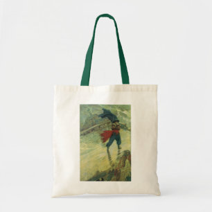 Bolso De Tela Pirata Antiguo, El holandés errante de Howard Pyle