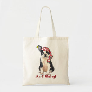 Bolso De Tela Pirata de Boston Terrier