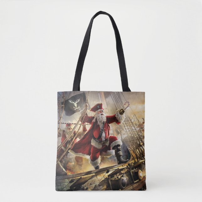 Bolso De Tela Pirata Santa (Anverso)