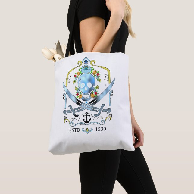 Bolso De Tela piratas (Detalle)