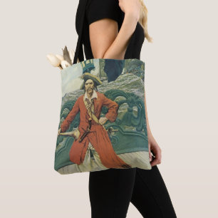 Bolso De Tela Piratas Antiguos, Capitán Keitt por Howard Pyle