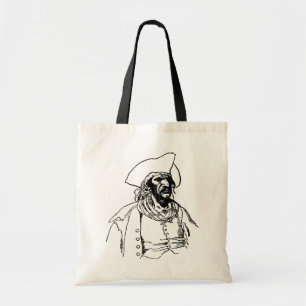 Bolso De Tela Piratas antiguos, un boceto de pirata por Howard P