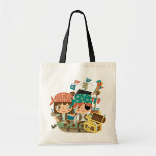 Bolso De Tela Piratas con el tesoro