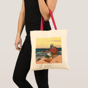 Bolso De Tela Piratas de época, aislados en una isla desierta