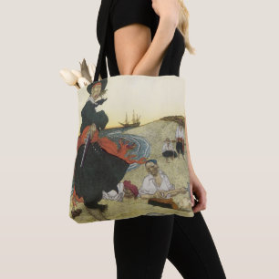 Bolso De Tela Piratas de época, tesoro de enterramiento de Willi