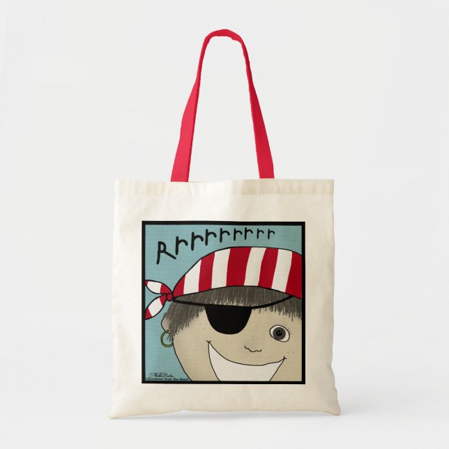 Bolso De Tela Pirate Boy Rrrrrr (Frente)