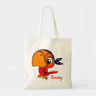 Bolso De Tela Pirate Parrot