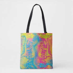 Bolso De Tela PIRÓN - fractal decorativo moderno -